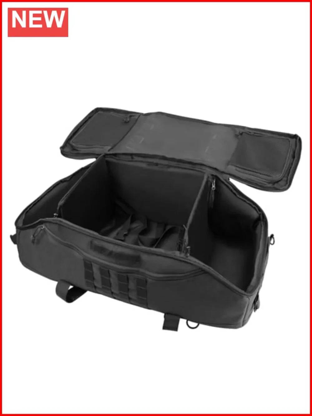 65L Large Duffle Bag, 3-in-1 Tactical MOLLE Pack for Sports Gym Outdoor